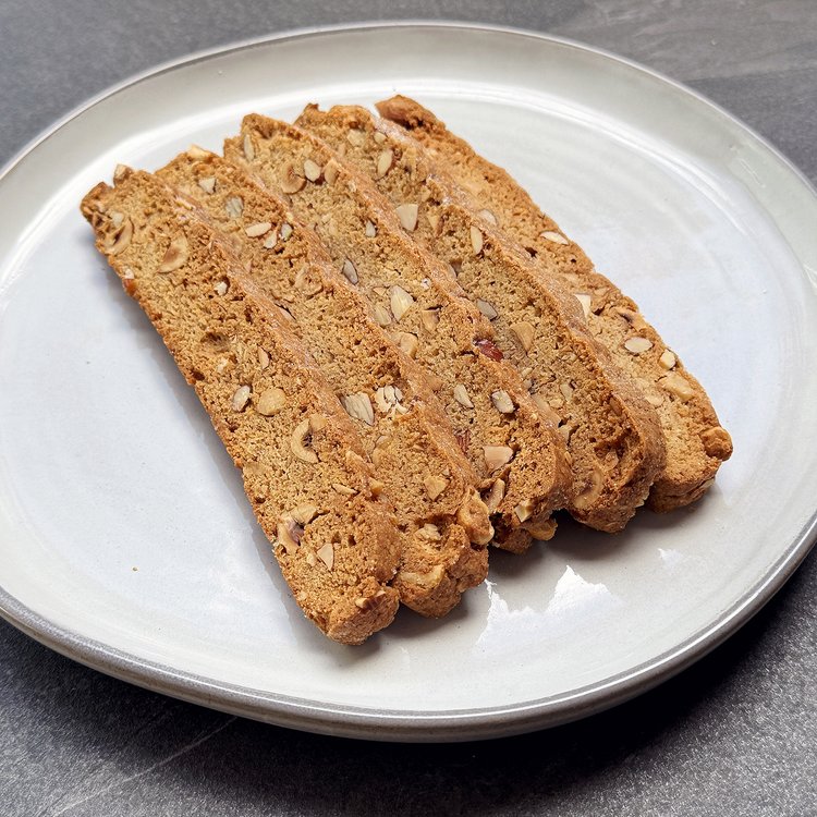 Maple - Almond Rye Flour Biscotti (V) - Pack of 5