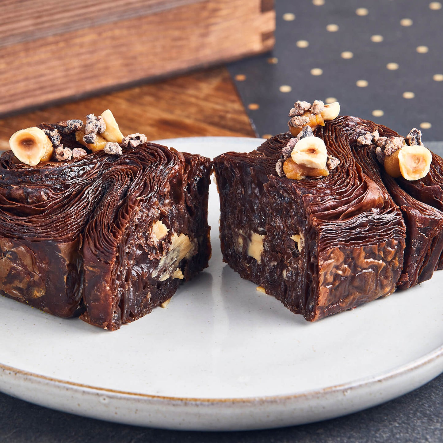 Chocolate Hazelnut Croissant Cake (5 1/2inch)