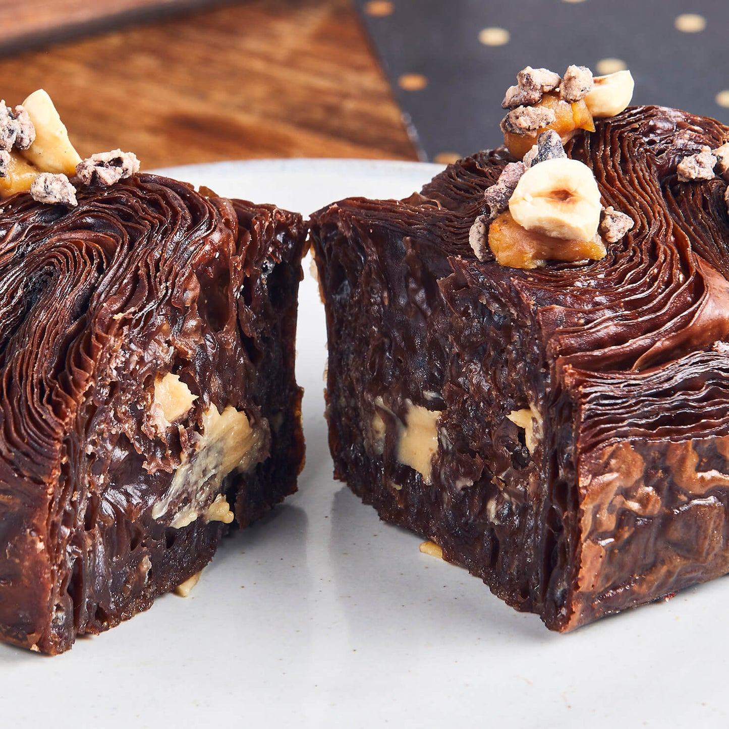 Chocolate Hazelnut Croissant Cake (5 1/2inch)