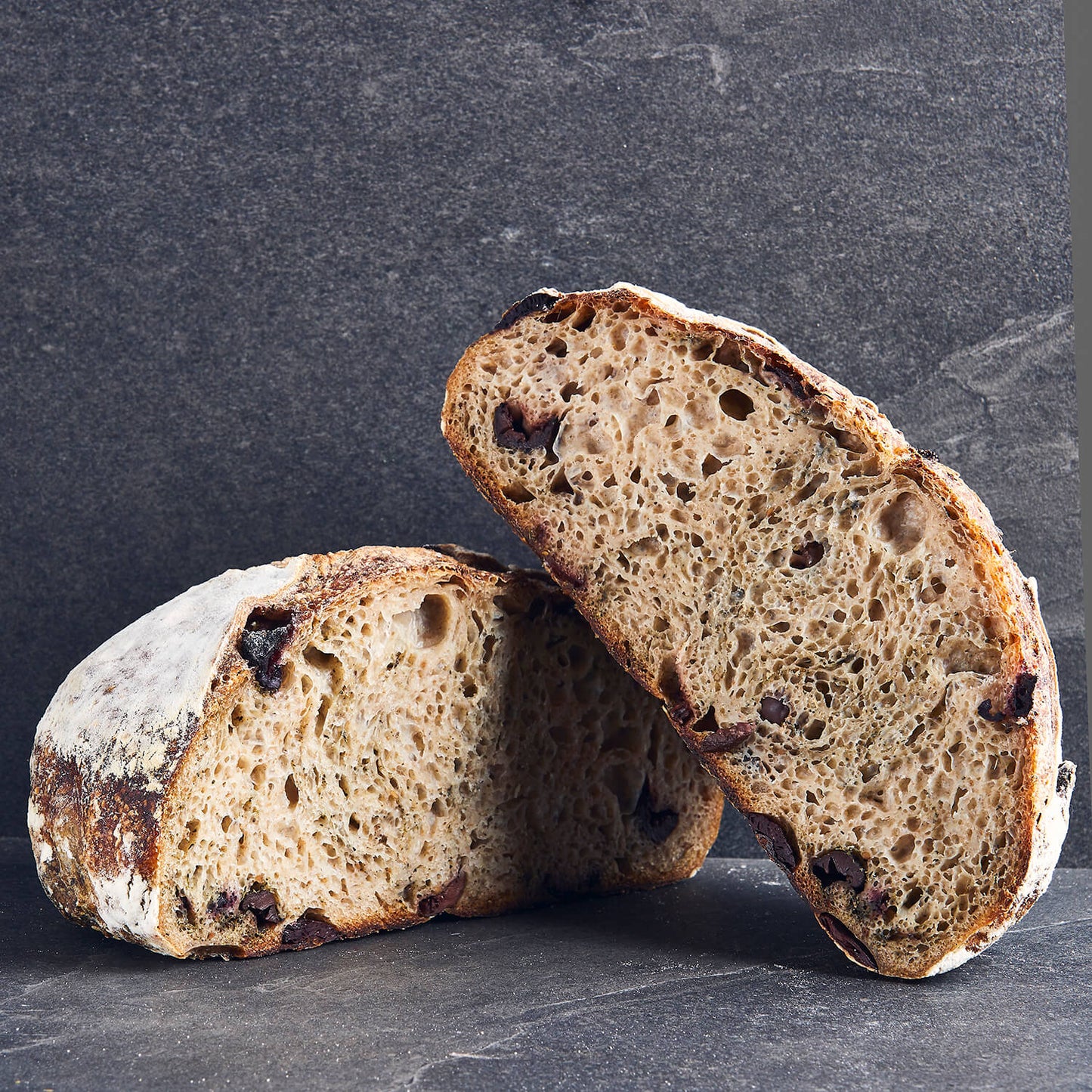Olives and Zaatar Sourdough