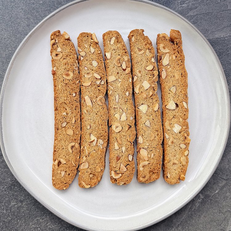 Maple - Almond Rye Flour Biscotti (V) - Pack of 5