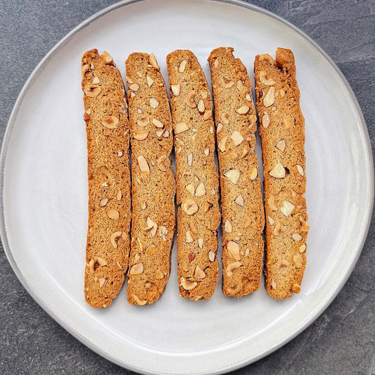 Maple - Almond Rye Flour Biscotti (V) - Pack of 5